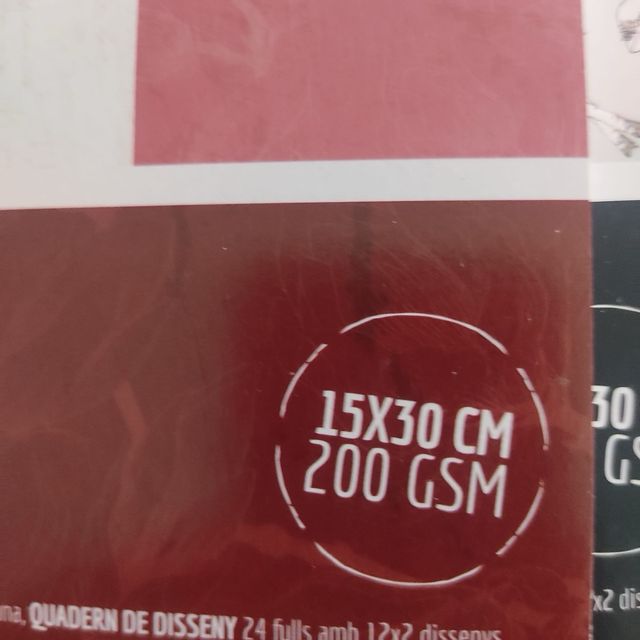 Block Scrap 15x30cm - 200gsm