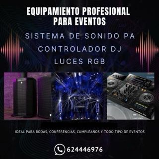 ALQUILER MATERIAL PARA DJ,EVENTOS,CUMPLEAÑOS,BODAS