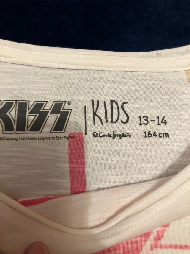 Camiseta KISS niña 13-14 años