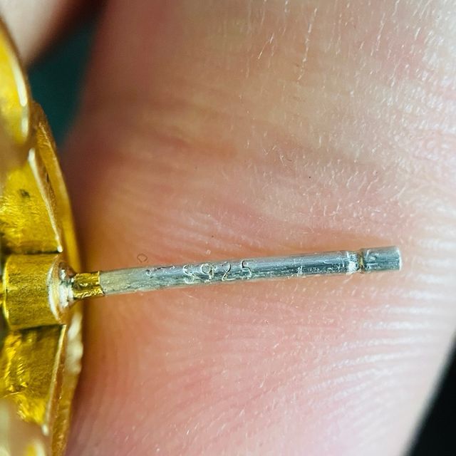 Orecchini cuore oro rosso