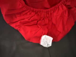 Sábanas bajeras rojas 90cm - algodón