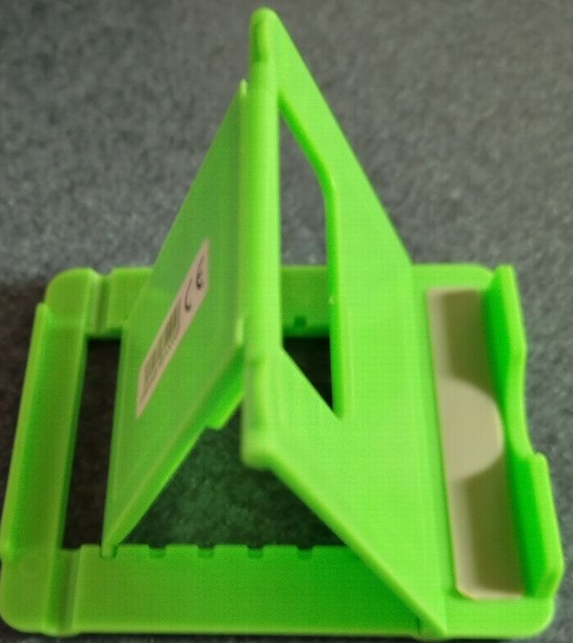 Soporte móvil plegable verde