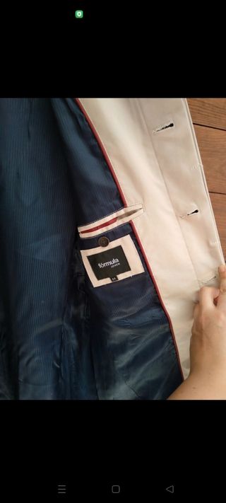 Gabardina beige El Corte Inglés hombre