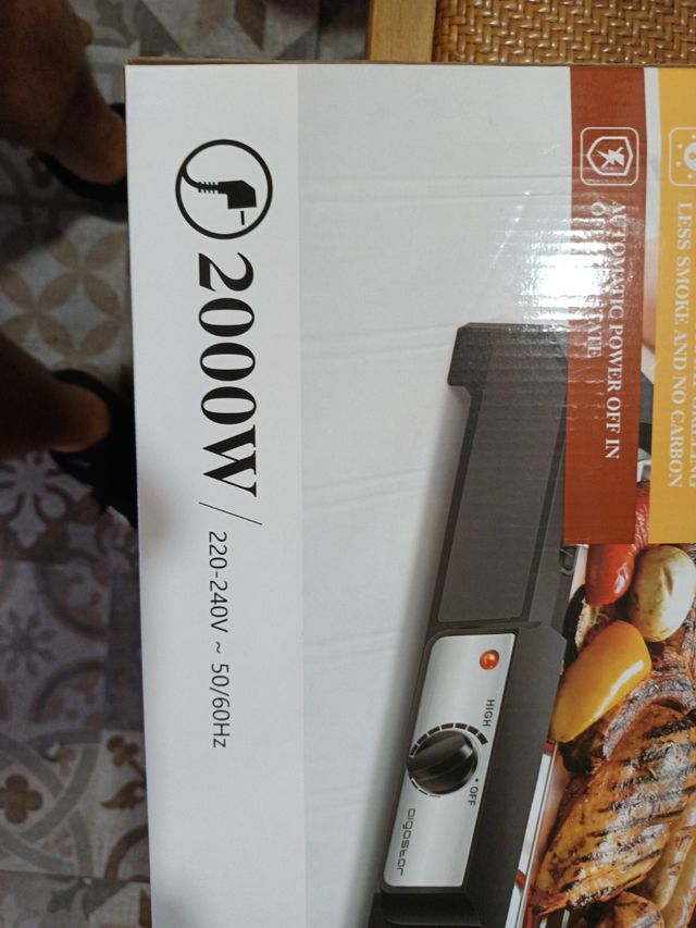 Plancha eléctrica 2000W