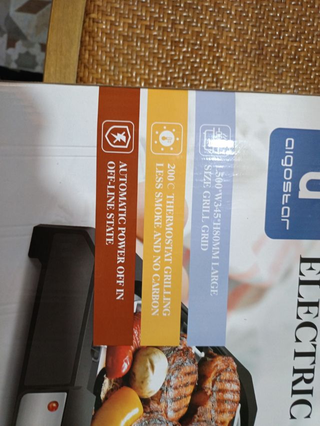 Plancha eléctrica 2000W