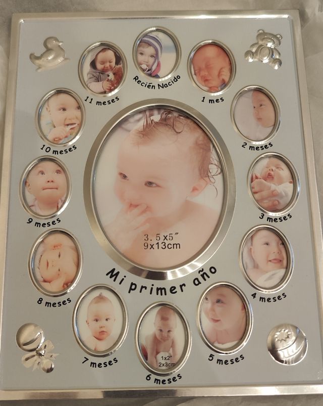 Marco fotos bebé 1º año