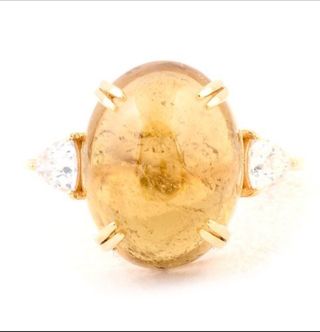 Anillo Turmalina Oro Amarillo OFERTA 