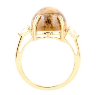 Anillo Turmalina Oro Amarillo OFERTA 