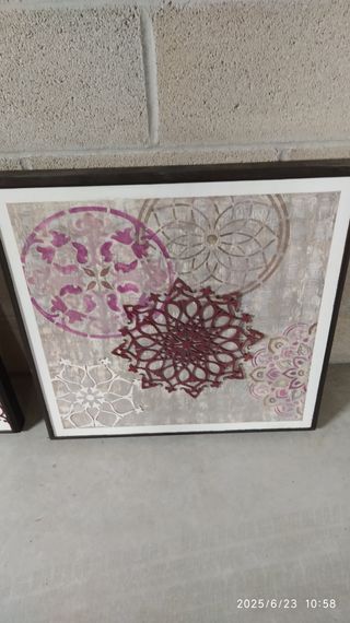 2 Cuadros decorativos de Celosías.