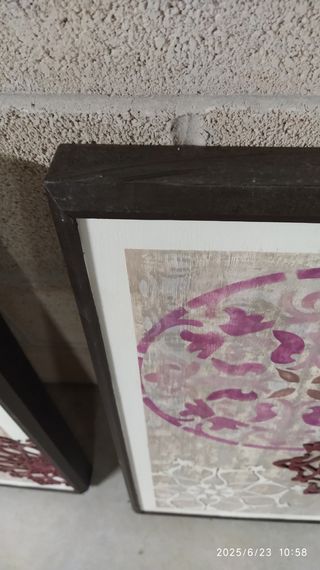 2 Cuadros decorativos de Celosías.