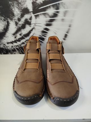 Zapatos casual hombre marrones