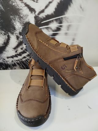 Zapatos casual hombre marrones