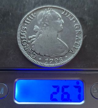 Moneda 8 reales imperio español 