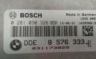 1356057 8576333 centralita motor bmw serie 3 lim.