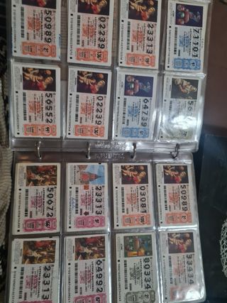 Cupones ONCE antiguos Y loteria