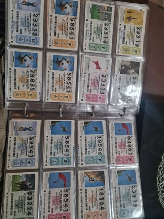 Cupones ONCE antiguos Y loteria