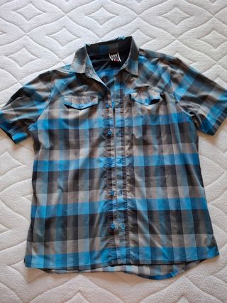 Camisa Helly Hansen cuadros azul-gris