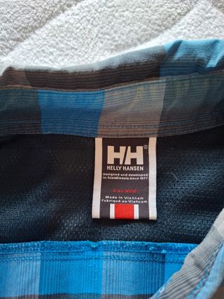 Camisa Helly Hansen cuadros azul-gris