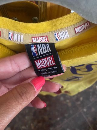 Camiseta niño Lakers Iron Man