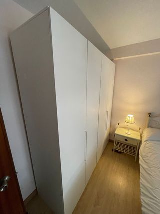 Armario blanco 4 puertas 