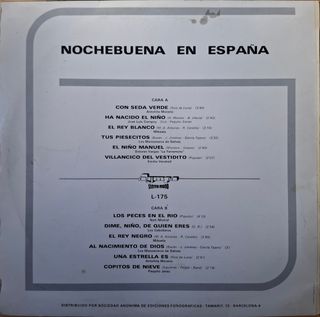 Vinilo Villancicos Nochebuena 