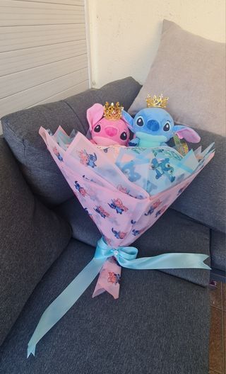 Ramo Stich & Angel: Pareja de peluches