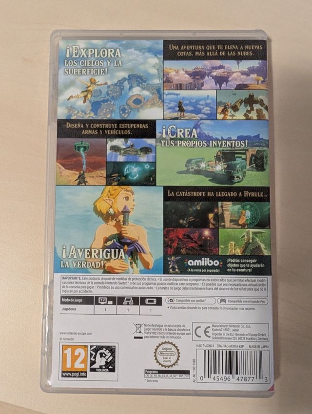 Nintendo Switch - Zelda Le lacrime del regno