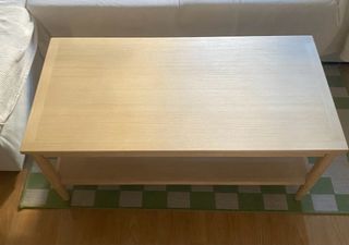 Mesa centro madera elevable extensible 