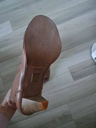 Botines Marrón Piel Talla 37