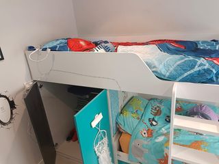 Litera infantil tipo cama tren