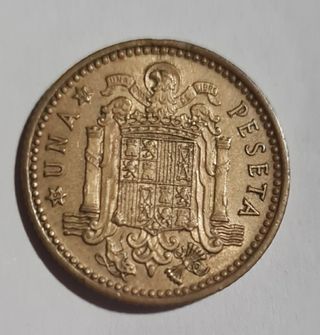 FRANCO MONEDA 1 PESETA 1966 - ACUÑACIÓN 69