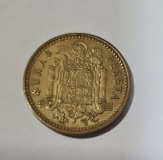 FRANCO MONEDA 1 PESETA 1966 - ACUÑACIÓN 69