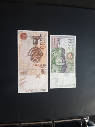 BILLETES ESPAÑOLES DE 1992