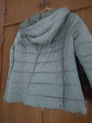 Chaqueta acolchada verde