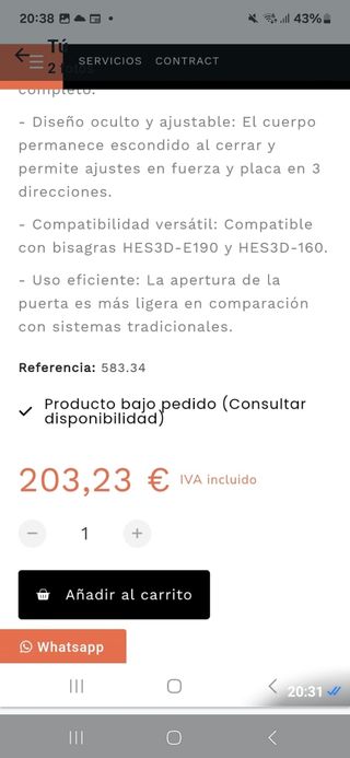 Amortiguador oculto Sugatsune LDD-V100