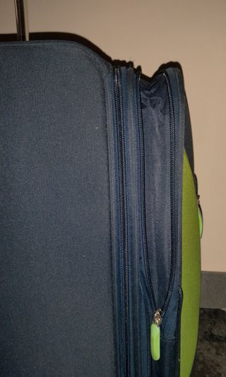 Maleta viaje - Azul marino y Verde