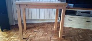 Mesa plegable madera - beige