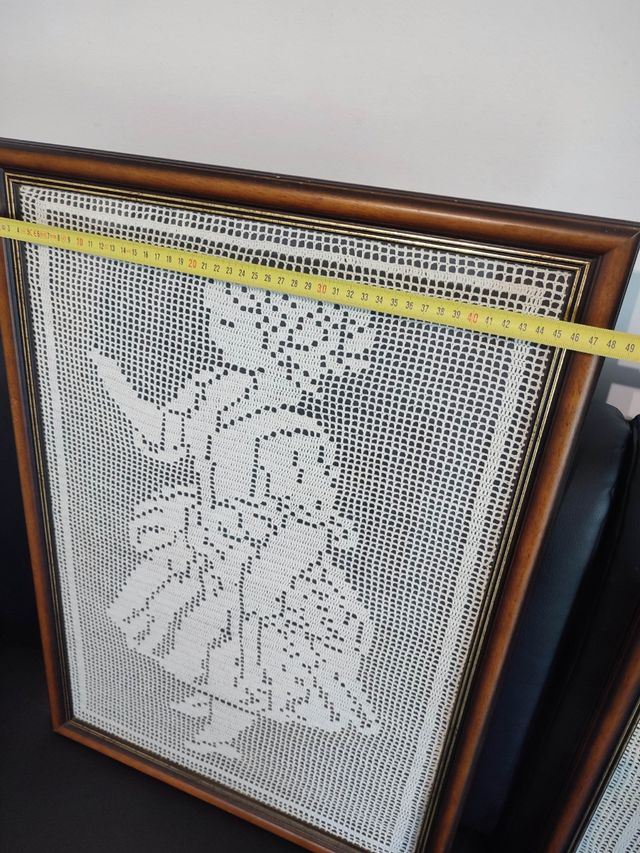 2 Cuadros Bordados a Mano