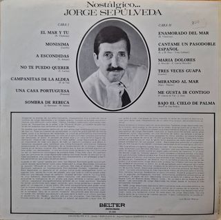 Vinilo Jorge Sepúlveda