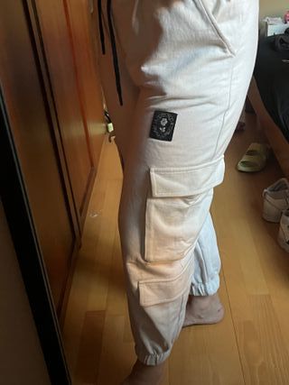Pantalón chándal blanco