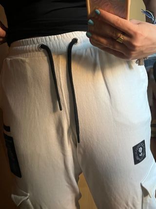 Pantalón chándal blanco