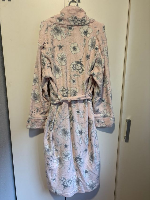 Bata rosa flores - Talla S