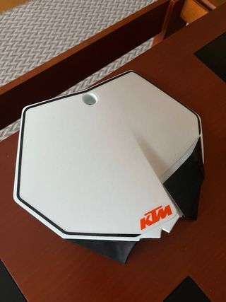 Portanúmeros KTM Motocross