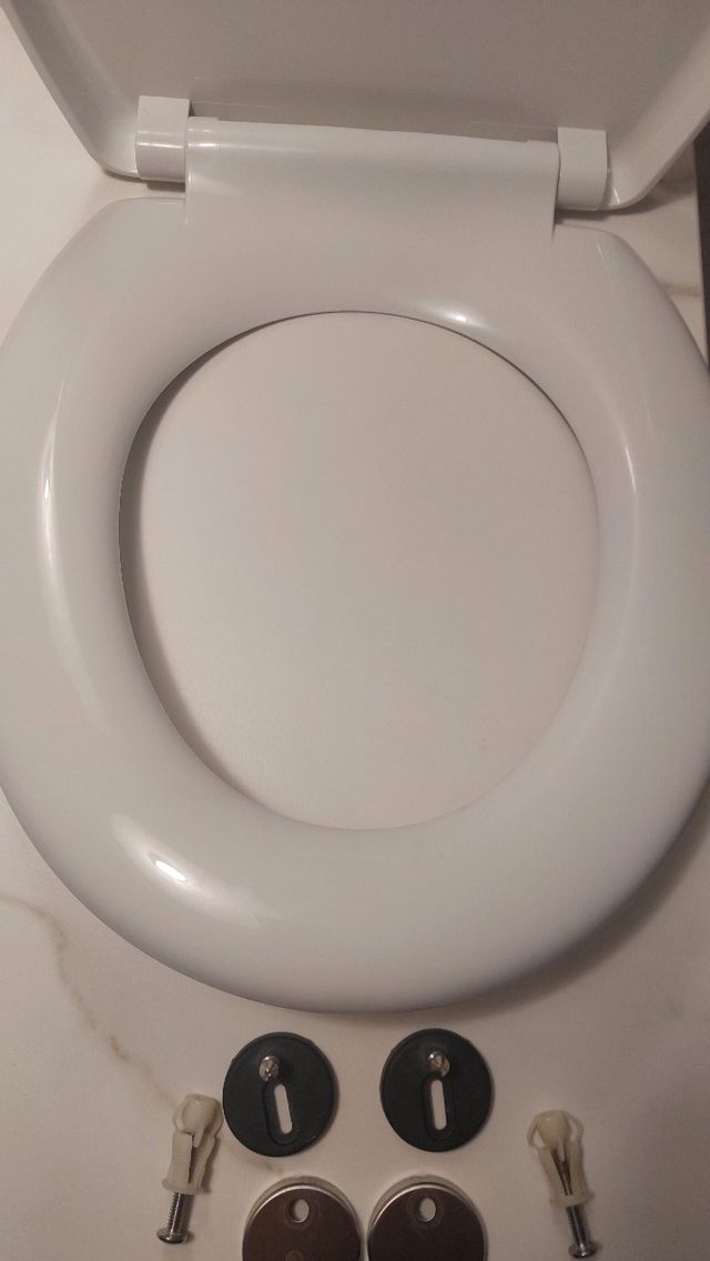 Tapa y asiento inodoro blanco amortiguada