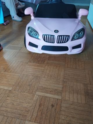 Coche eléctrico infantil rosa ATAA