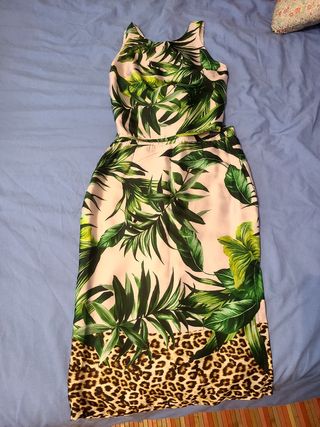 Conjunto falda y top estampado