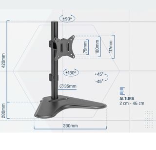 soporte monitor 17-32” iggual ssm01