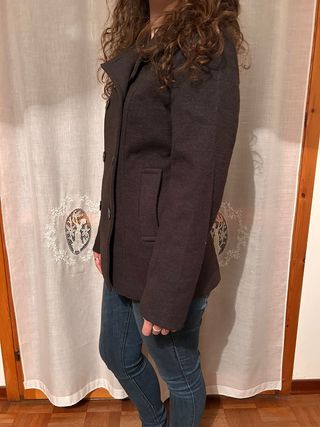 Cappotto doppiopetto grigio