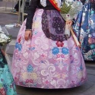 Traje Alicantina siglo XVIII