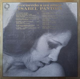 Vinilo Isabel Pantoja - Recuerdo a un amor